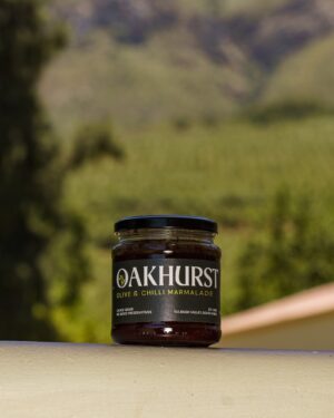 Oakhurst Olives' Olive & Chilli Marmalade jar