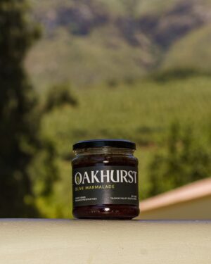 Oakhurst Olives' Olive Marmalade jar from Tulbagh